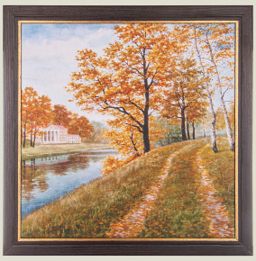 Картина 50 х 50 см  LEFARD "Осень" /рамка венге с золотом  / 314044