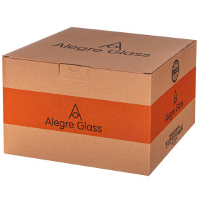 Фруктовница 24 х 16 см н/н  Alegre Glass "Sencam /Amber" / 313791