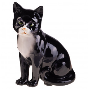Фигурка 21 х 11 х 28 см  Ceramiche Boxer "Чёрный котенок" / 215141