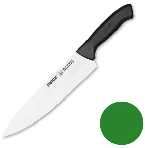 Нож поварской 23 см зеленая ручка  PIRGE "Ecco" / 321701