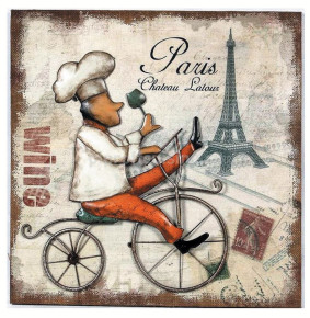 Картина 50 х 50 х 4,5 см  P.L. Proff Cuisine "Paris" / 315230