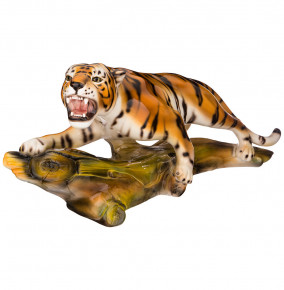 Фигурка 69 х 19 х 30 см  Ceramiche Boxer "Тигр на коряге" / 258975