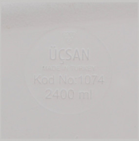 Контейнер 20,5 х 20,5 х 10 см 2,4 л салатовый  Ucsan Plastik "Ucsan" / 296221