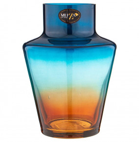 Ваза для цветов 25 см  Muza "Letik blue amber" / 278467