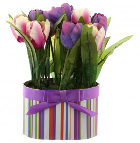 Цветы в горшке "Royal Classics/Букет тюльпанов" / 140388