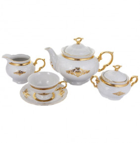 Чайный сервиз на 6 персон 15 предметов  Thun "Мария-Луиза /Золотое изобилие /СК" / 122353