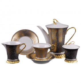 Чайный сервиз на 6 персон 15 предметов  Leander "Светлана /Золотые цветы" / 158547