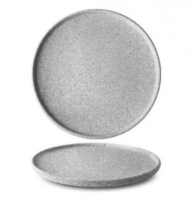 Тарелка 29 см 1 шт неглазурованная  G.Benedikt "Optimo granit /Светло-серый" / 276708