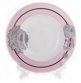 Набор тарелок 22,2 см 6 шт глубокие  Blumarine "Роза Лаке" / 069457