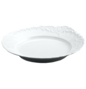 Пирожковая тарелка 29 см  Cmielow "Рококо /Без декора" / 111613