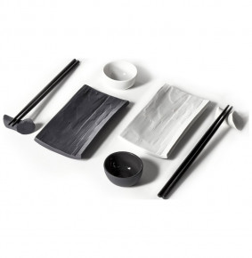 Набор для суши 4 предмета серый  Cmielow Design Studio "SUSHI NATURE" / 163457