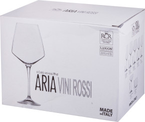 Бокалы для красного вина 790 мл 6 шт  RCR Cristalleria Italiana SpA "Ариа /Без декора" / 167932
