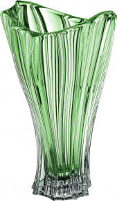 Ваза для цветов 32 см  Aurum Crystal "Plantica /Зелёная"  / 170492