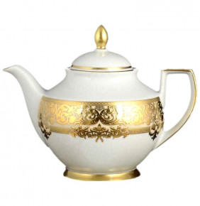 Заварочный чайник 1,2 л  Falkenporzellan "Наталия /Бежевая в золотой роскоши" / 137680