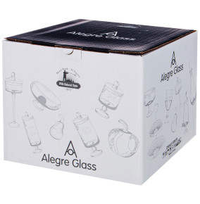 Фруктовница 24 х 21 см н/н  Alegre Glass "Sencam /Grey" / 313794