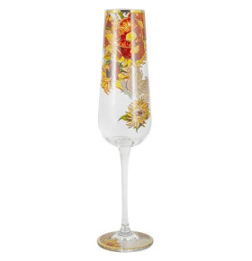 Бокал для шампанского 300 мл  Carmani "Подсолнухи /В. Ван Гог" (подарочная упаковка) / 327633