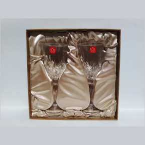 Бокалы для красного вина 270 мл 2 шт  RCR Cristalleria Italiana SpA "Мелодия /Без декора" в подарочной коробке / 309878
